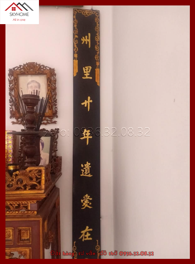 Câu đối thờ chữ Tình để lại hai chục năm- Cây tiếng lâu trăm kiếp trọn